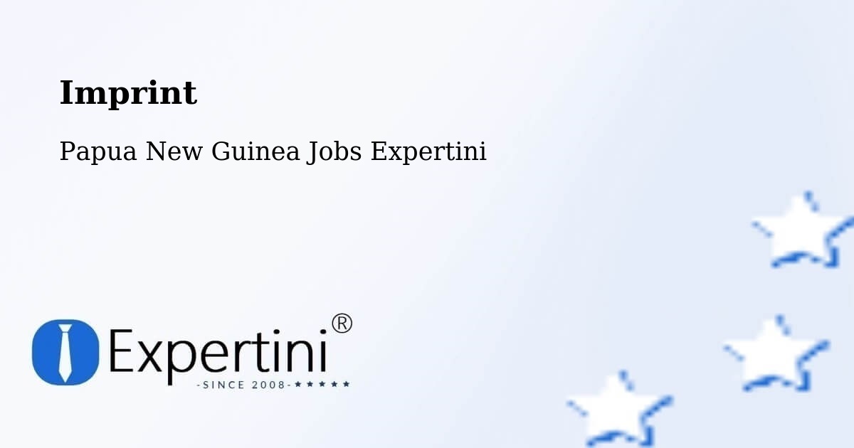 Imprint – Kimbe - Papua New Guinea Jobs Expertini